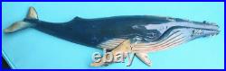 Vintage Humpback Whale Wood Carving 1991 Signed F. Slimak & R. Kern 19 Handmade
