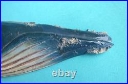 Vintage Humpback Whale Wood Carving 1991 Signed F. Slimak & R. Kern 19 Handmade