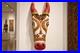 Vintage Indian Kerala Kalakettu Nandi Bull Head 33 Hand Carved Wood Sculpture