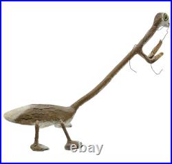 Vintage Isaac Smith PRAYING MANTIS Carved Wood Animal Sculpture