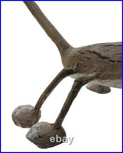Vintage Isaac Smith PRAYING MANTIS Carved Wood Animal Sculpture