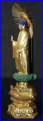 Vintage Japan wood sculpture Butsuzo shrine 1980 hand craft