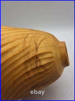 Vintage Jeff Arndt Alaska Cottonwood Burl Bowl Signed 1995 Sculptural Live Edge