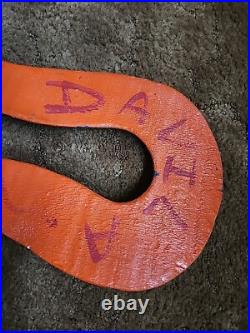 Vintage Jim Jimbo DAVILA wood Snake Carving Folk Art