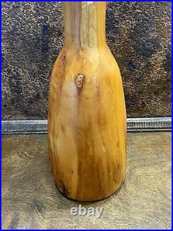 Vintage Jon Wiedebind (signed) California Burl Wood Sculpture Mid Century Vase