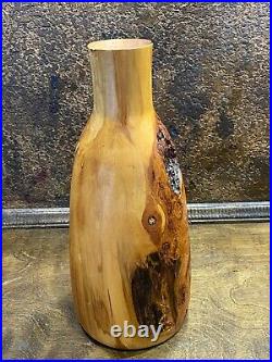 Vintage Jon Wiedebind (signed) California Burl Wood Sculpture Mid Century Vase