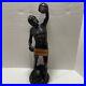 Vintage Large 18 HEADHUNTER TRIBAL TIKI WARRIOR Carved WOOD Statue ART FIGURE