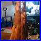 Vintage Large 23.5 Cypress Knee Wood Sculpture Abstract Double Peak Art Rustic