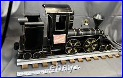 Vintage Large Handmade Wood Train Locomotive Art Sculpture Anniversary Gift WI