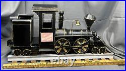 Vintage Large Handmade Wood Train Locomotive Art Sculpture Anniversary Gift WI