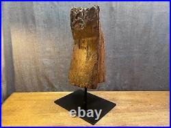 Vintage Large Wooden Sculpture Architectural Salvage Historic 1 of a Kind