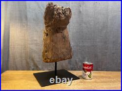 Vintage Large Wooden Sculpture Architectural Salvage Historic 1 of a Kind