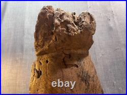 Vintage Large Wooden Sculpture Architectural Salvage Historic 1 of a Kind