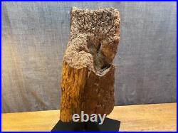 Vintage Large Wooden Sculpture Architectural Salvage Historic 1 of a Kind