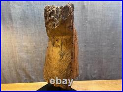 Vintage Large Wooden Sculpture Architectural Salvage Historic 1 of a Kind