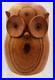 Vintage Laurids Lonborg Holzfigur Wood Sculpture Owl Danish Design Denmark