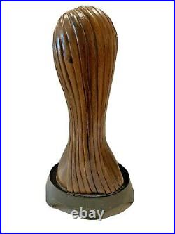Vintage Lepento Crafts Hand Carved Wood Waling Waling Woman Statue Philippines