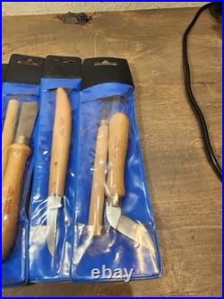 Vintage Lot KST Solingen Germany Wood Carving Set of 15 Chisel knives In Package