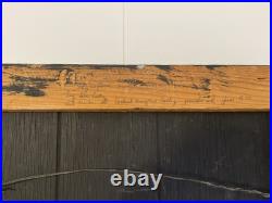 Vintage MCM Brutalist Styrofoam Wall Art 46x17 Figural Family Hanging Sculpture