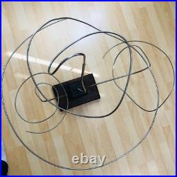 Vintage MCM Kinetic Wire Wood Sculpture 1960's Era Style No Artist Name Found