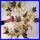 Vintage MCM Maple Leaf Wall Sculpture Metal Wood Jere-Style Sculpture 70s 65