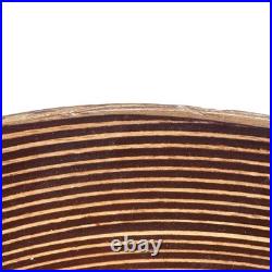 Vintage MCM Tapio Wirkkala Ribbed Birch Wood Asymmetrical Bowl Brown Organic