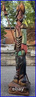Vintage MCM WITCO Don Quixote Life Size Statue Sculpture Mid Century Art 1960s