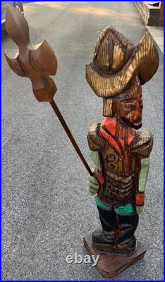 Vintage MCM WITCO Don Quixote Life Size Statue Sculpture Mid Century Art 1960s