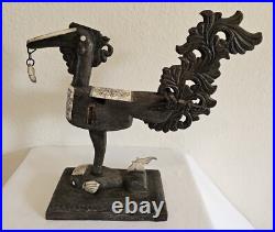 Vintage Maranao Sarimanok Bone & Wood Sculpture