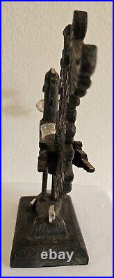 Vintage Maranao Sarimanok Bone & Wood Sculpture