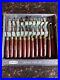 Vintage Marples 12 Piece Wood Carving Set Wood With Box and Blade Sharpeners