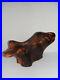 Vintage Mesquite Wood Abstract Sculpture 15,5 X 10 1/4