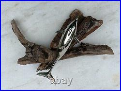 Vintage Metal And Driftwood Sculpture