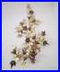 Vintage Metal Maple Leaf Wall Sculpture withWood MCM Jere-Style 70s 65