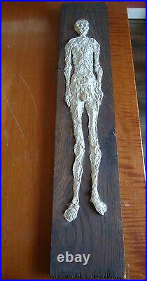 Vintage Mid Century Abstract Wall, hanging Sculpture L. W. Freed Iowa Falls