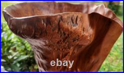 Vintage Mid Century Cypress Knee Wood Twisted Abstract Sculpture Art VASE