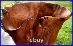 Vintage Mid Century Cypress Knee Wood Twisted Abstract Sculpture Art VASE
