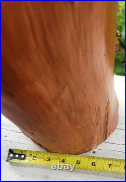 Vintage Mid Century Cypress Knee Wood Twisted Abstract Sculpture Art VASE