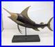 Vintage Mid Century Frederick Cooper Carved Wood & Brass Marlin Fish Sculpture
