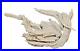 Vintage Mid Century Modern Driftwood Sculpture White Painted 1960s
