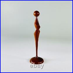 Vintage Mid-Century Modern Teak Woodturned Sculpture of a Figure