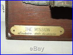 Vintage Mid Century Modern Wall Art Sculpture The Mission by Dale Du Wayne