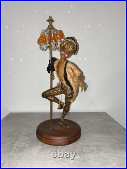 Vintage MidCentury ModernBohemian Figurine Sculpture 60s-70s, 2F high 15 in wide