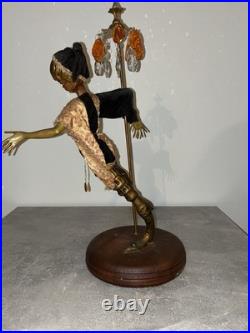 Vintage MidCentury ModernBohemian Figurine Sculpture 60s-70s, 2F high 15 in wide