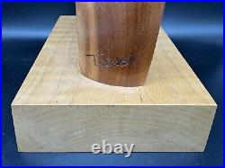 Vintage Modern Abstract Wood Sculpture by Turner, 15 1/4 tall