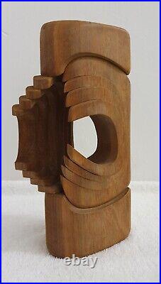 Vintage Modernist MCM Brian Willsher Teak Sculpture Finn Juhl Danish Modern