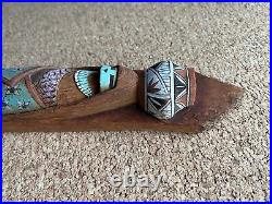 Vintage Native American Laguna Pueblo Wood Sculpture by Jacob Warner