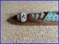 Vintage Native American Laguna Pueblo Wood Sculpture by Jacob Warner