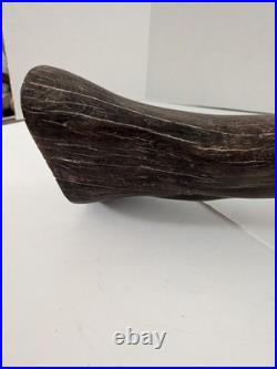 Vintage Natural Driftwood Sculpture Abstract Organic Wood Art Rustic Decor Displ