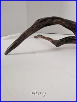 Vintage Natural Driftwood Sculpture Abstract Organic Wood Art Rustic Decor Displ